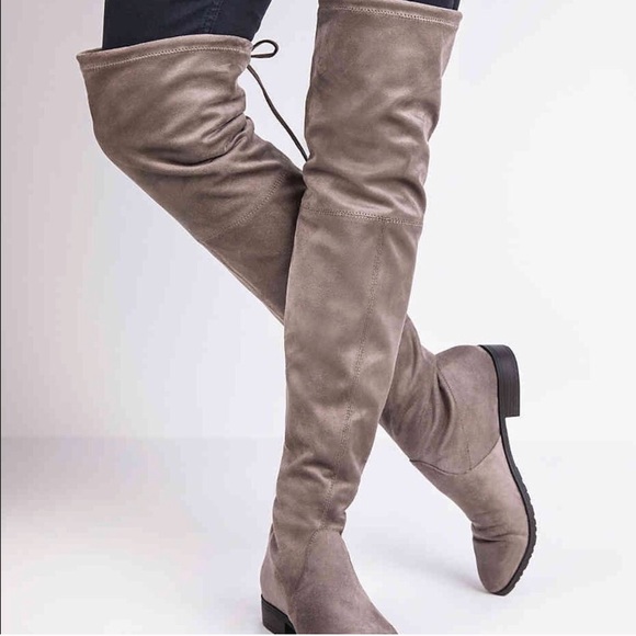 nine west thigh high boots